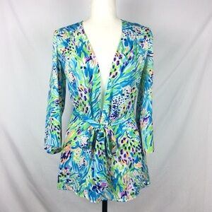 Lilly Pulitzer Kimono cardigan size XL